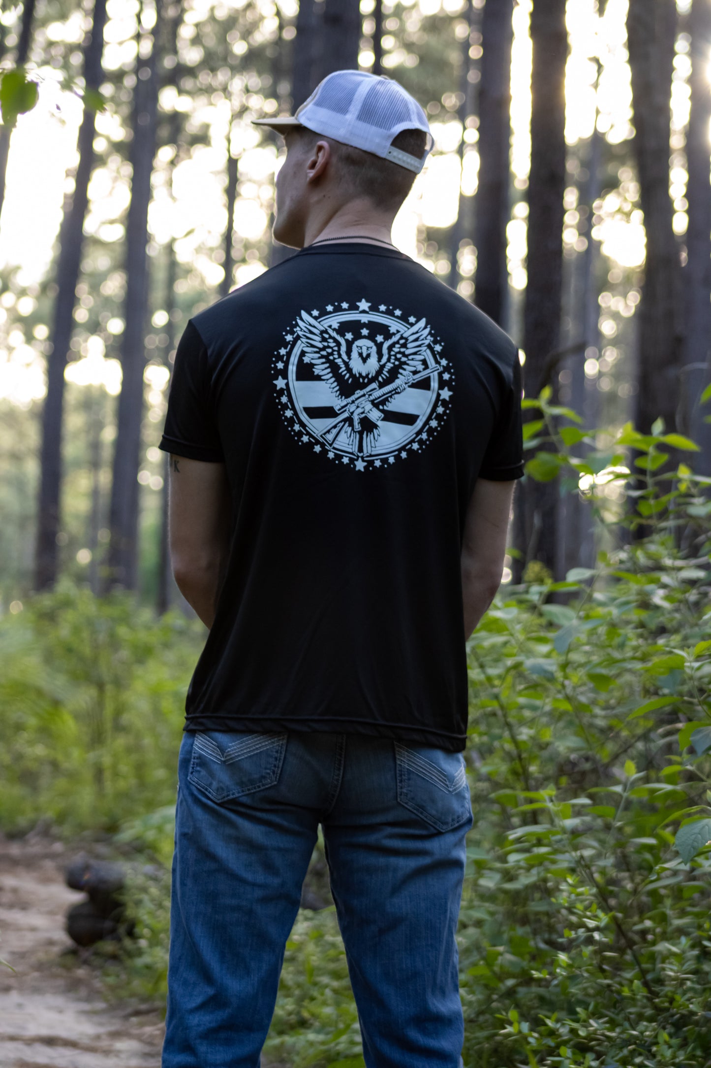 Men's Active wear short sleeve t-shirt black