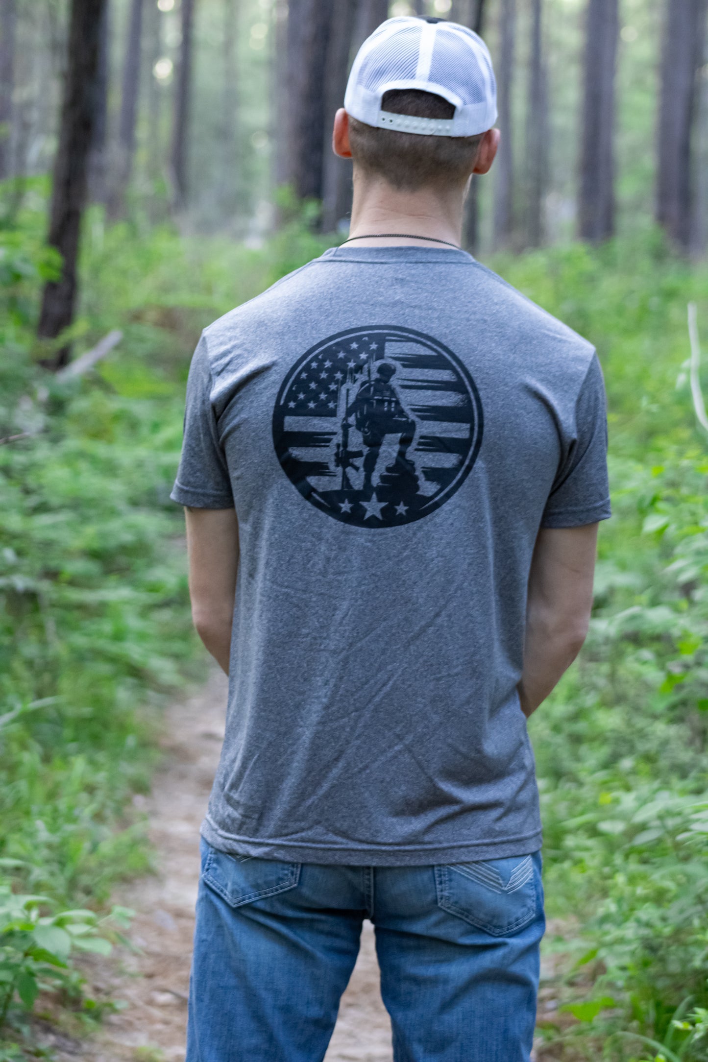 Men's Active wear short sleeve t-shirt grey